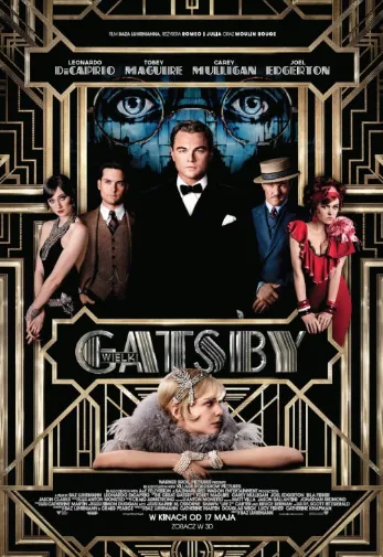 plakat filmu 100 lat Warner Bros - Wielki Gatsby