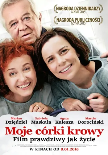 plakat filmu Moje córki krowy