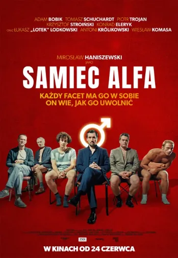 plakat filmu Samiec Alfa