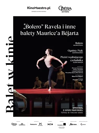plakat filmu Balet: „Bolero” Ravela i inne balety Maurice’a Béjarta